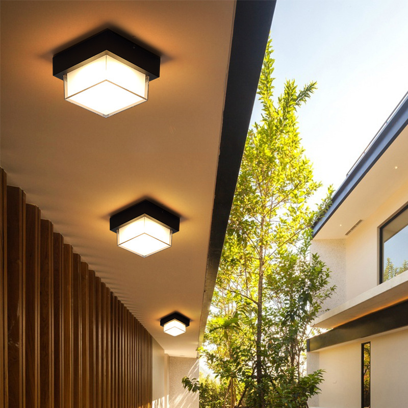 Outdoor Waterproof Ceiling Lamp Simple Modern Terrace Entrance Corridor Away Courtyard Balcony Wall Lamp New Product