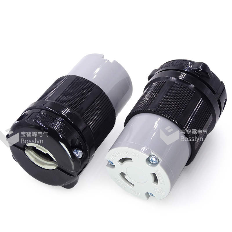 南美北美工业插座 美式防松防爆航空连接器插座 美标三孔插座