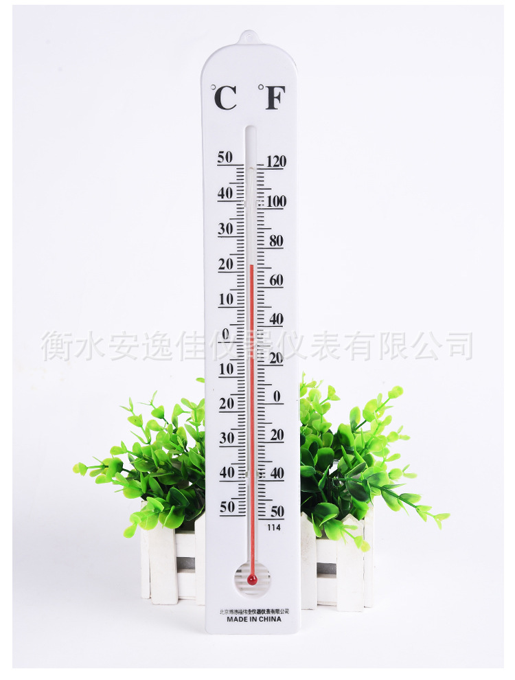 温度计长条室内壁挂式  大棚幼儿园学校寒暑表厂家直销批发