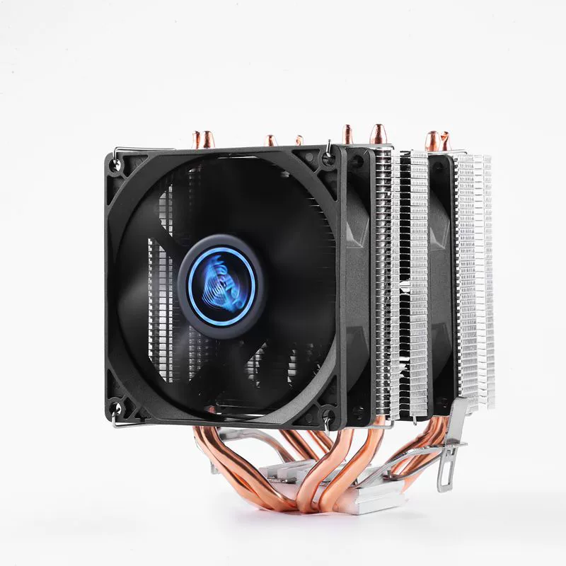 Кулер для процессора, 6 медных тепловых трубок, бесшумный RGB-вентилятор, совместим с LGA1366/1700/X79/2011/AM4