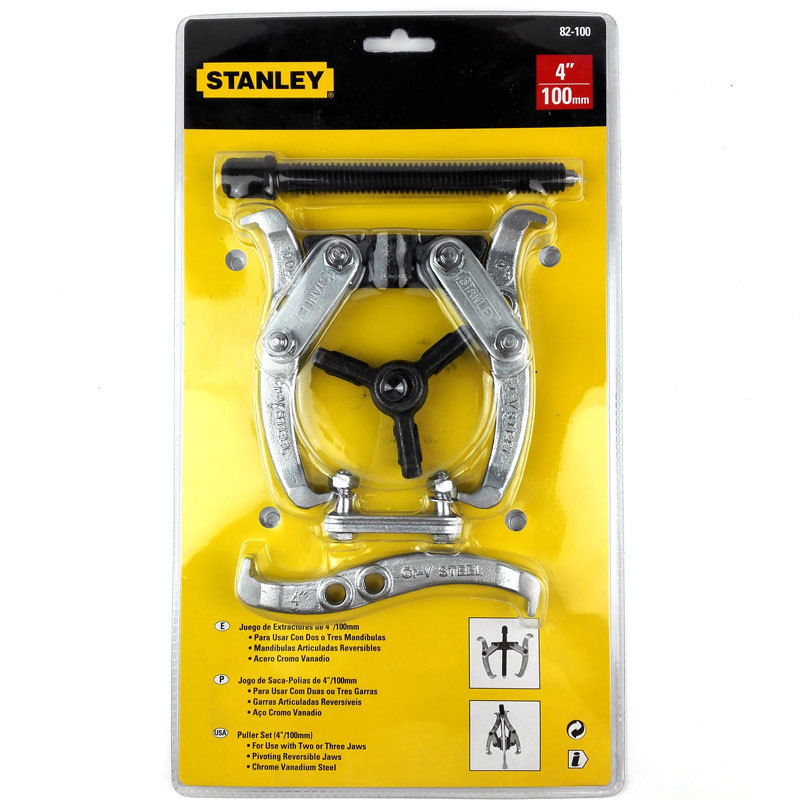 史丹利三爪/两爪拉马多用套装工具顶拔器4寸 82-100-23C/6寸 102