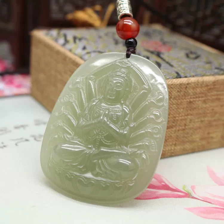  Tieguanyin tea jade, pendant, birthday charm