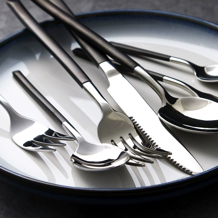 Coffee tableware stainless steel, golden matte set, 4 piece set