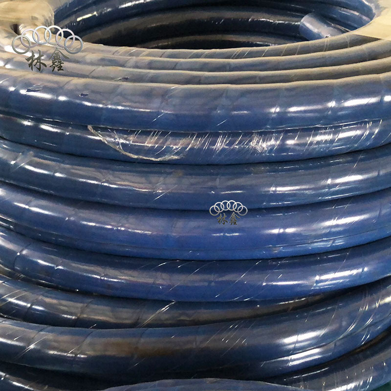 蓝色无碳胶管水电缆护套管中频炉绝缘冷却水胶管φ67φ65φ60