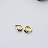 Sophisticated earrings, wholesale, silver 925 sample, 2024 years, simple and elegant design