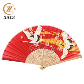 竹扇古风折扇中国风扇子日式折叠扇舞蹈表演扇创意礼品工厂批发