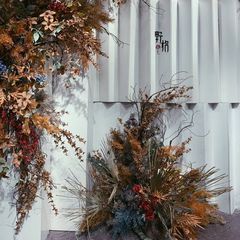 仿真花咖色系假花玫瑰牡丹繡球絹花婚慶路引花牆插花吊頂裝飾絹花