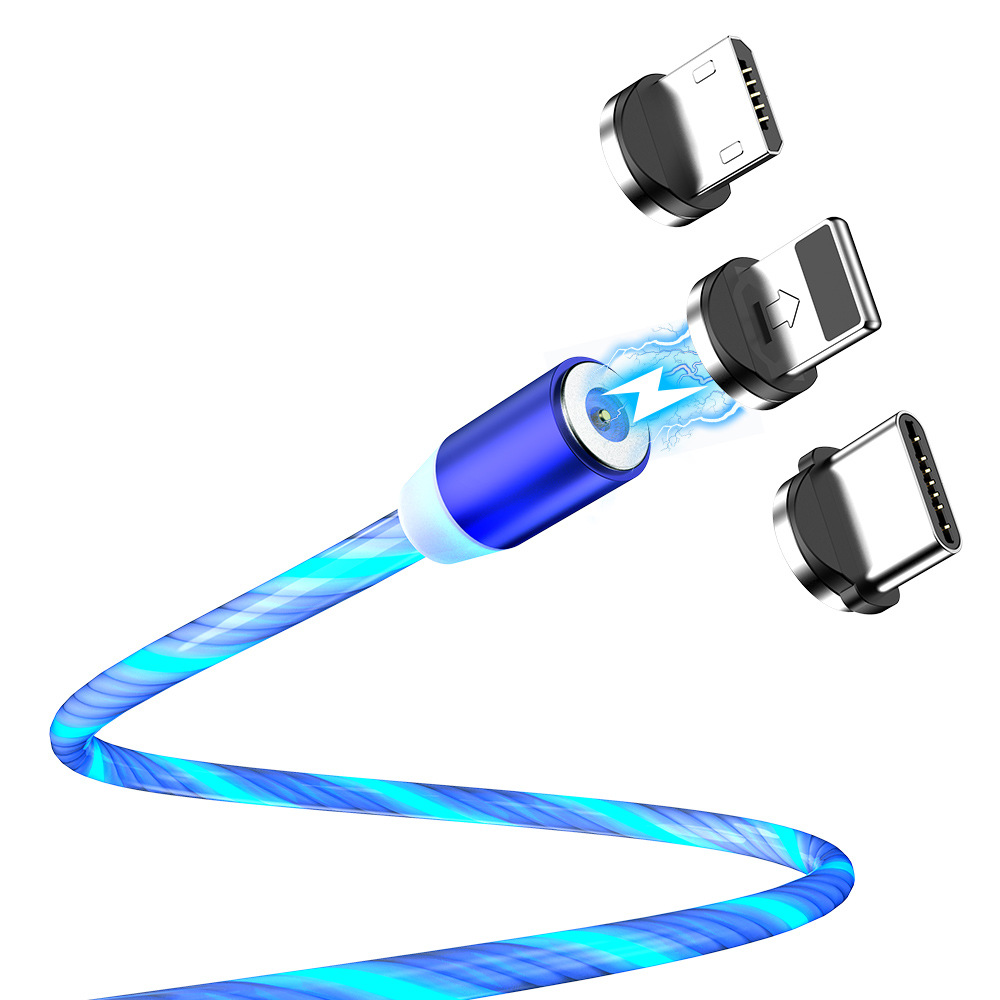 Das neue fließende magnetische Telefon von Floveme ist ein Verkaufsschlager, leuchtendes Farbdatenkabel_voghion.com