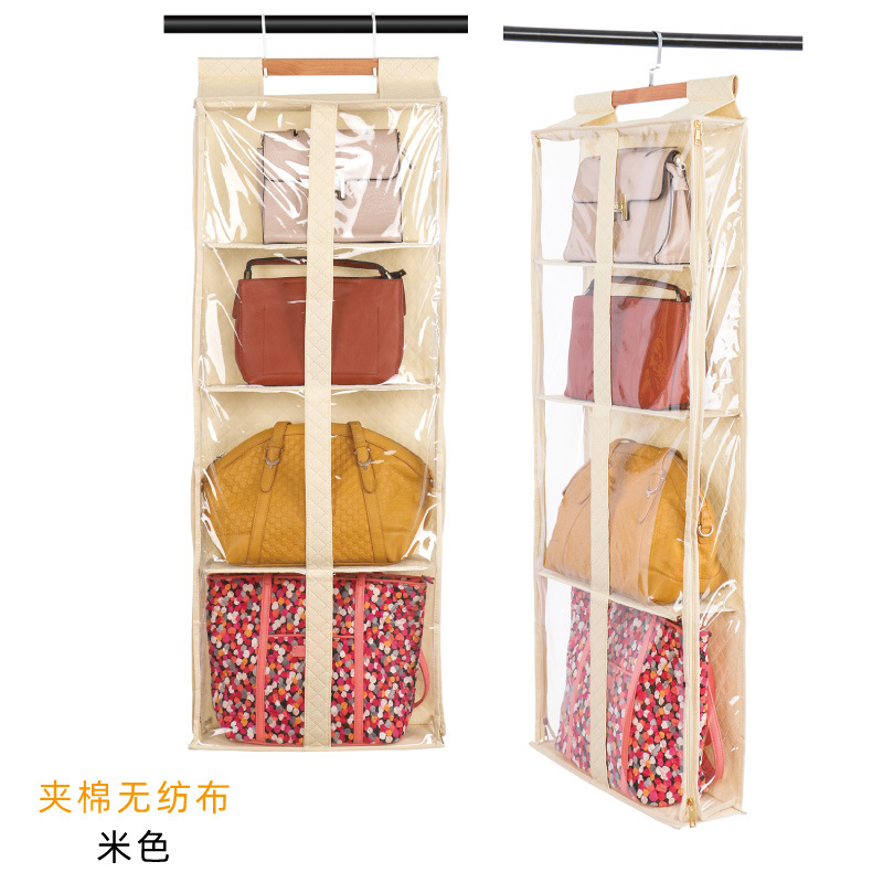 Tela no tejida de algodón beige