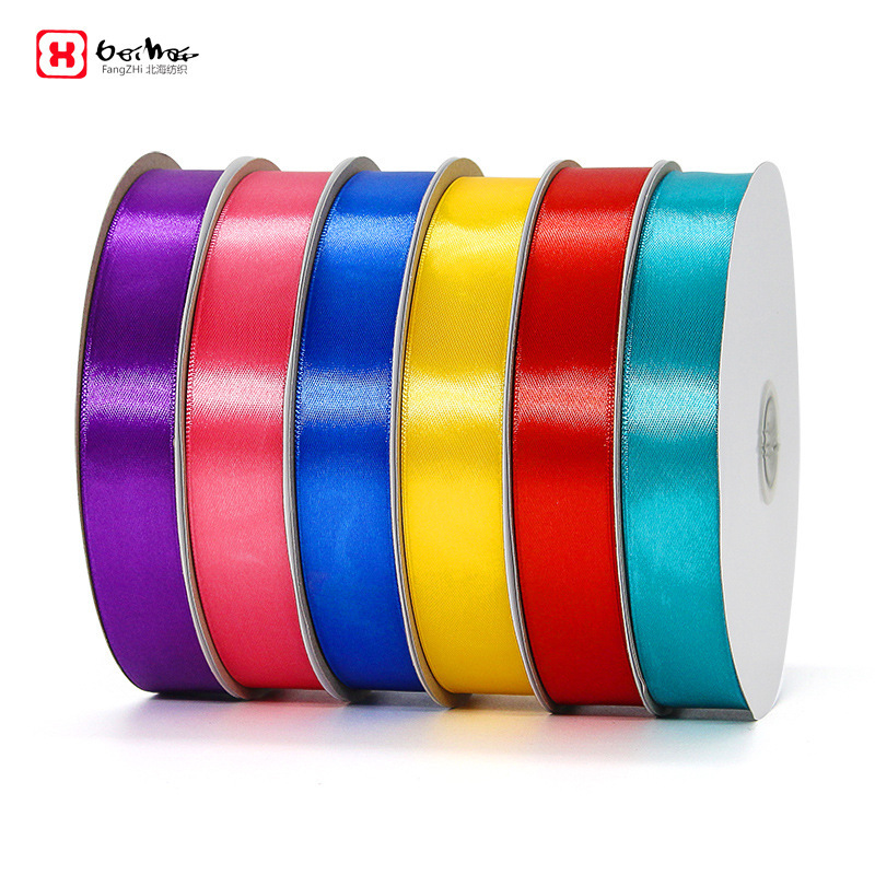Wholesale 2.5cm polyester ribbon baking packaging ribbon cake box ribbon flowers gift box packaging ribbon