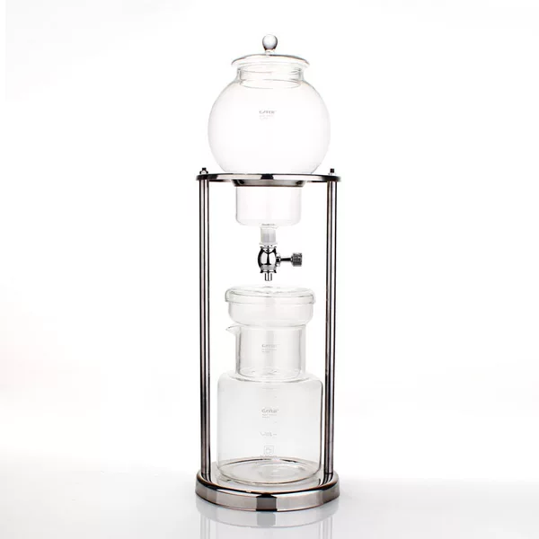 New Model Ice Drip Coffee Maker for Home Use, Stainless Steel Extraction Ice Drip Device for 5-10 Servings, American-Style Cold Brew Coffee Pot