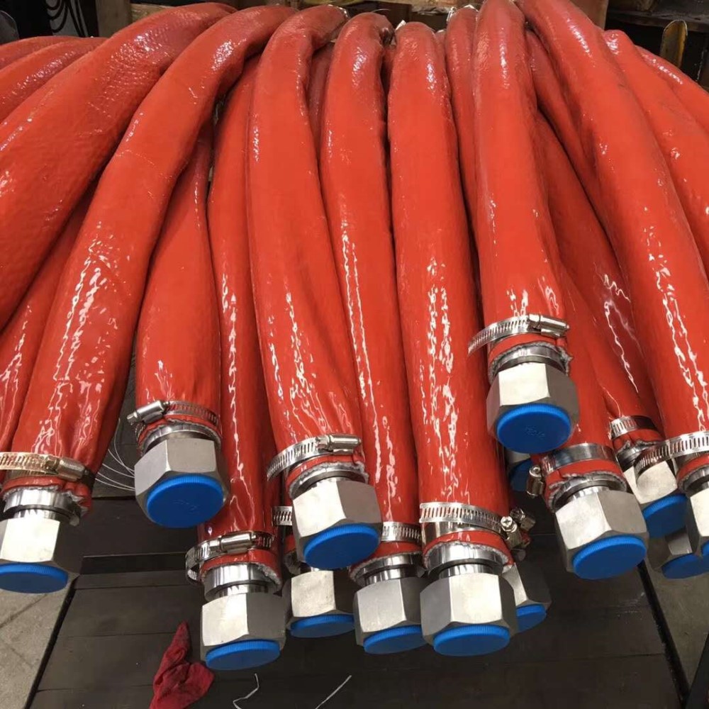 防火套管隔热阻燃硅胶玻璃纤维套管耐高温绝缘套管隔热防护防火管