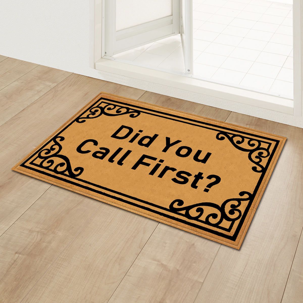 Entrada de bienvenida pequeña alfombra de piso transfronterizo absorbente antideslizante alfombra de piso baño dormitorio sala de estar puerta alfombra de bienvenida