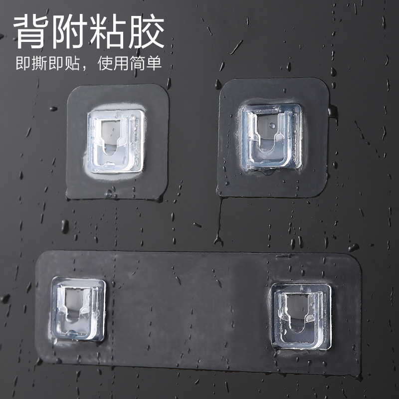 浴室置物架贴片强力无痕免打孔卫生间墙壁挂吸盘黏胶挂钩备用配件