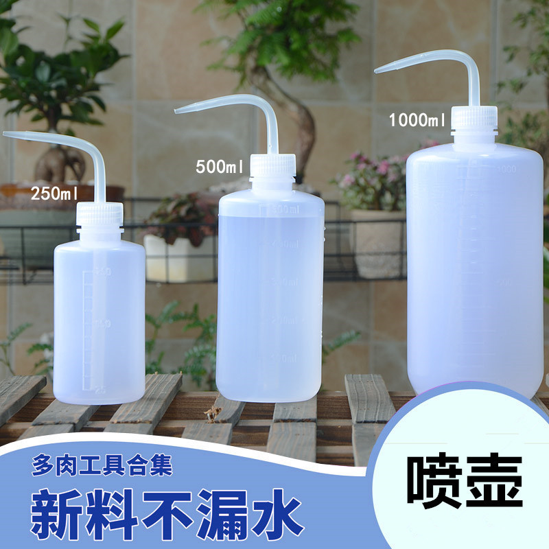 Long Spout Watering Can for Succulents, Household Watering Pot with Curved Spout for Squeezing and Filling Water, Tool for Watering Succulents