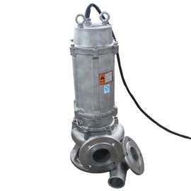 WQG型304|316|316L不锈钢潜水排污泵 无堵塞杂质污水排污泵