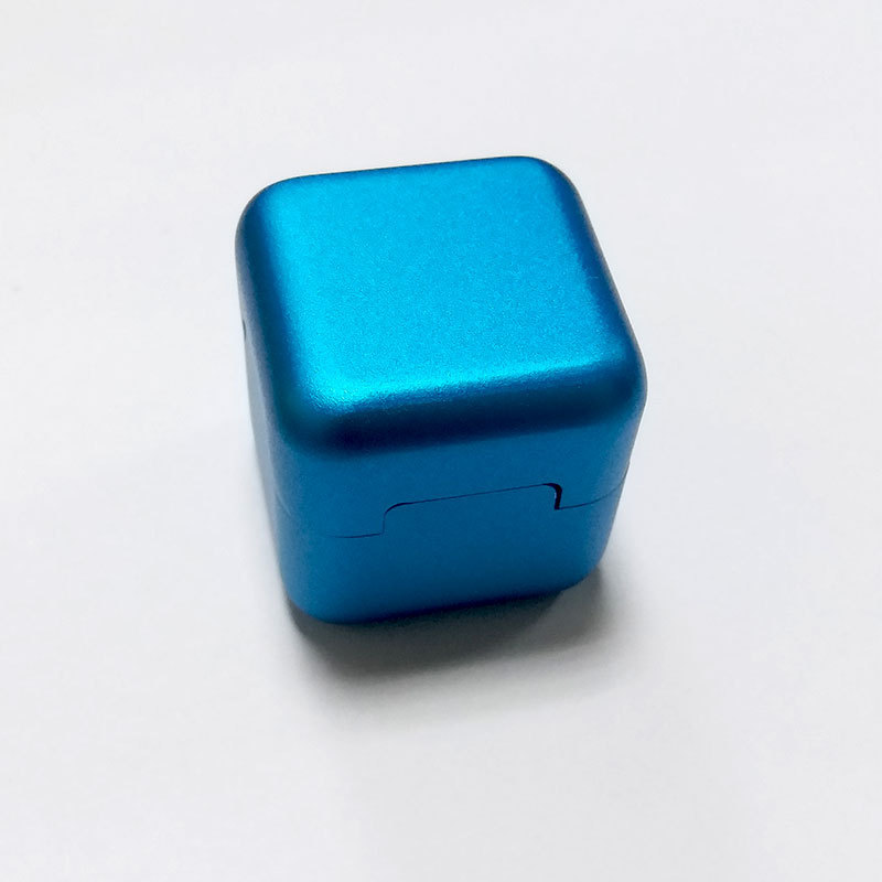 Cubierta inferior de aluminio R6 con caja de chocolate magnético billar Rod caja de almacenamiento de polvo de chocolate billar grapar polvo clip Snooker bolsillo de polvo de chocolate