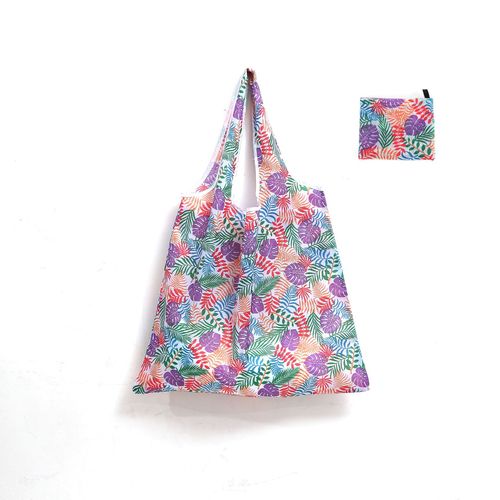 新款大容量折叠购物袋 环保折叠袋创意便携印花手提收纳袋