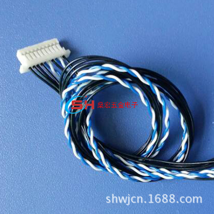 供应广东10P屏线，线长180MM,专业生产商，ROHS,UL.