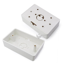 现货118型美标塑料线盒 美式单双联插座底盒 美规开关插座接线盒