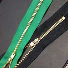 5号方头钛合金闭口金属拉链 现货批发小拉链拉锁