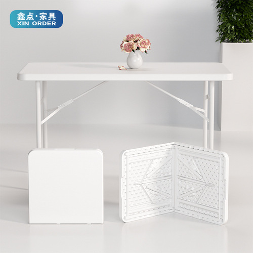 Outdoor folding table night market stall plastic table office folding table and chair computer table home dining table children's desk