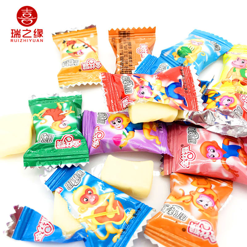 金丝猴奶糖婚庆喜糖散糖休闲零食儿时的味道批发零售牛奶味糖果