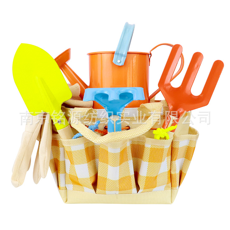 男童玩具套装小孩挖沙工具包女童园林种植全套宝宝户外花园包外贸