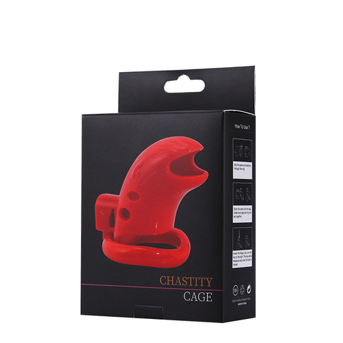 Mens chastity cage with resin dark lock design JJ birdcage CB6000 alternative adult toy penis restraint