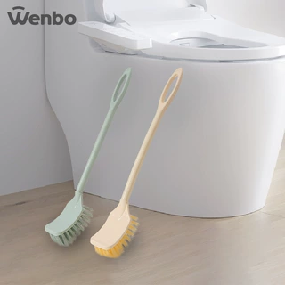 wenbo/文博塑料长柄马桶刷家用清洁厕所刷卫生间刷子洁厕刷座便器