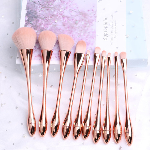 Yasna small waist makeup brush set makeup brush full set of beauty tools wholesale 10 makeup brush set