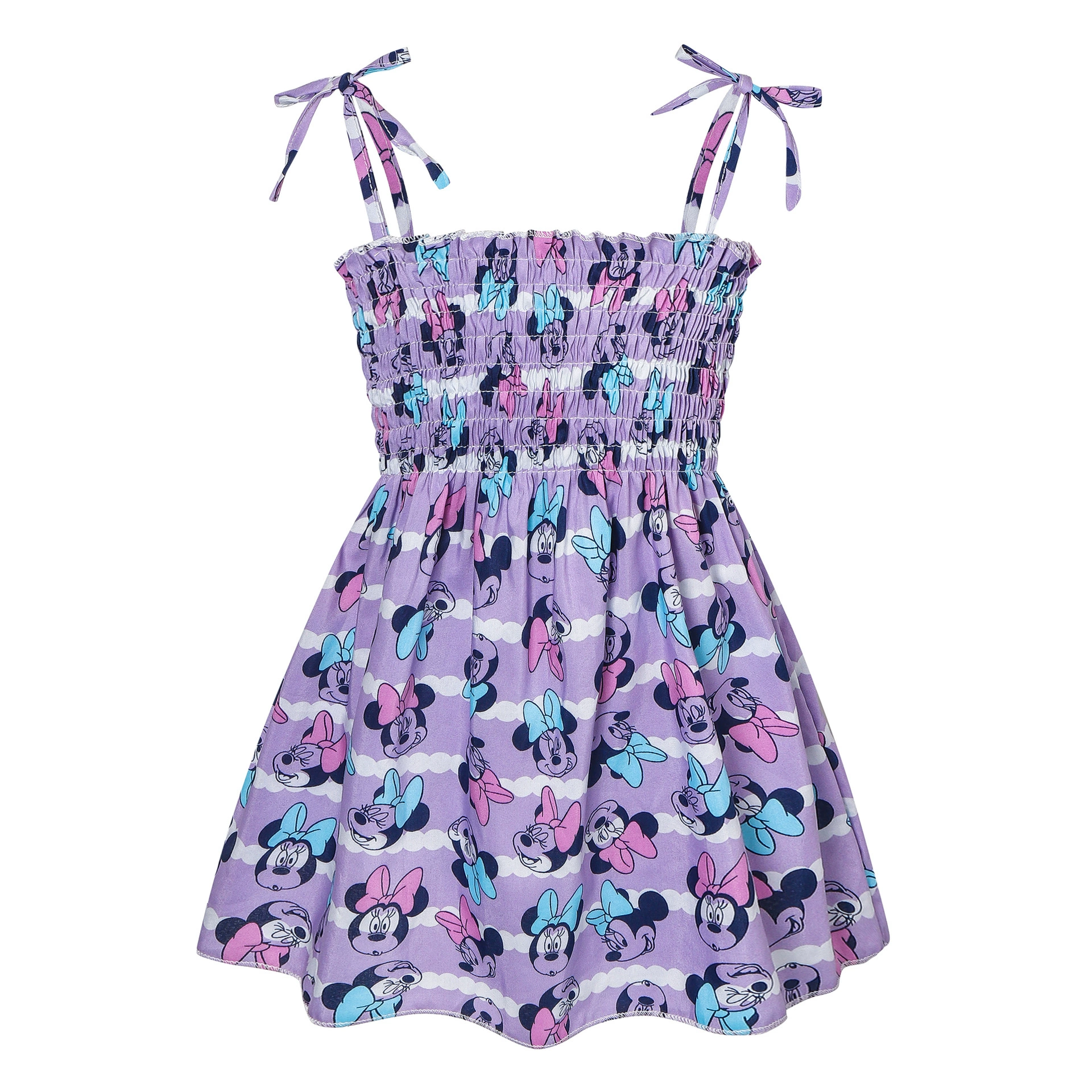 Girls' Summer Princess Slip Dress, Floral & Cherry Prints, Sizes for 90–130 cm