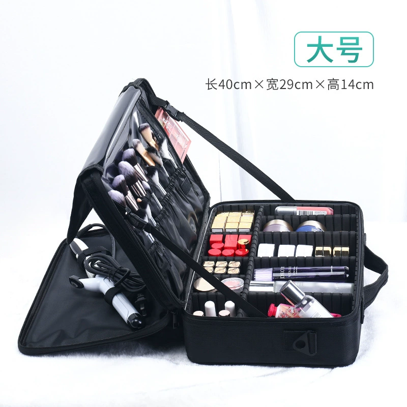 Capacious handheld cosmetic bag for manicure, wholesale