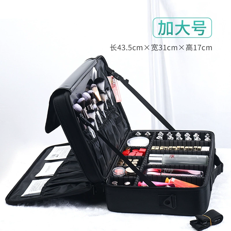 Capacious handheld cosmetic bag for manicure, wholesale