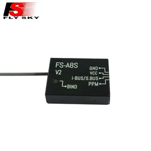 Приёмник FLYSKY FS-A8S 2.4G i-bus до 18 каналов PPM экранированный для мультикоптеров