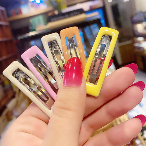 Korean simple set of hair clips for girls Hyuna versatile bangs clip for babies and children internet celebrity bb clip combination hair accessories for women