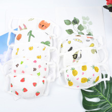 韩版可爱男女宝宝口罩纯棉挂耳菠萝小花生1-8岁儿童春夏防晒口罩