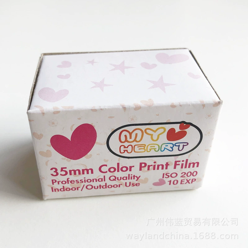 35 мм фотоплёнка (My Heart) ISO 200, цветная печать для камер 135, рулоны на 10–/16– эксп