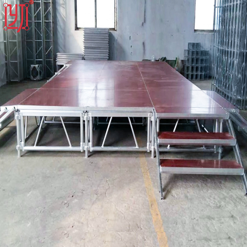 红毯舞台木板铝合金拼装舞台 学校节日可用舞台 庆典活动表演舞台