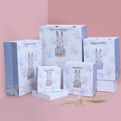 Cartoon creative handbag gift bag souvenir packaging bag birthday gift packaging bag ins style paper bag