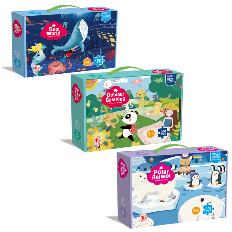 Cross-Border Popular Cartoon Puzzle Toys for Boys and Girls Aged 3-5, Kindergarten Baby Gifts, Foreign Trade Wholesale Cross-Border Popular Cartoon Puzzle Toys for Boys and Girls Aged 3-5, Kindergarten Baby Gifts, Foreign Trade Wholesale