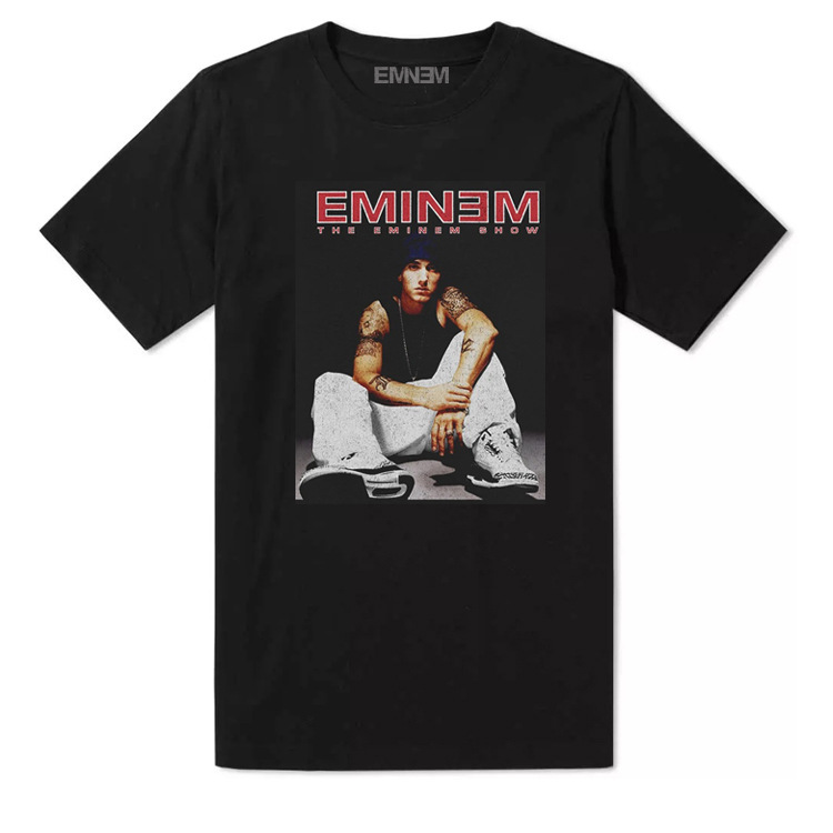 Eminem Rap Hip Hop Street Trendy Short-Sleeved Cotton Short-Sleeved T-Shirt Summer T-Shirt
