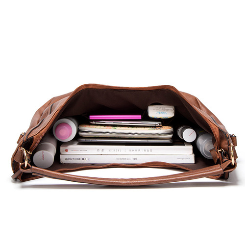 Purse Cross-border New Guangzhou Women's Bag Wholesale Fringe Lattice Shoulder Casual Bag Women Large Casual Bag