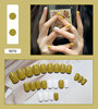 Fake nails, removable cute nail stickers for nails, internet celebrity, ready-made product, 24 pieces