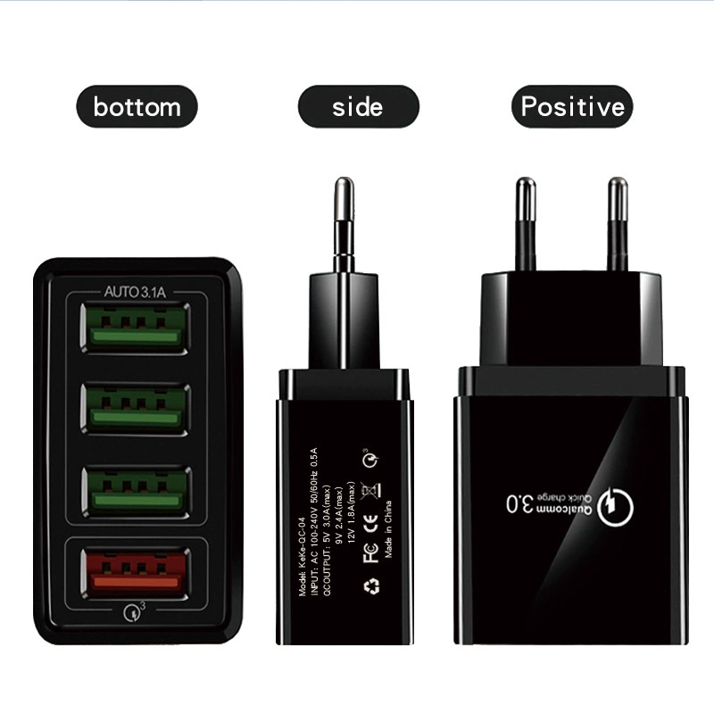 Mobile phone, charger, power adapters charging, 1A