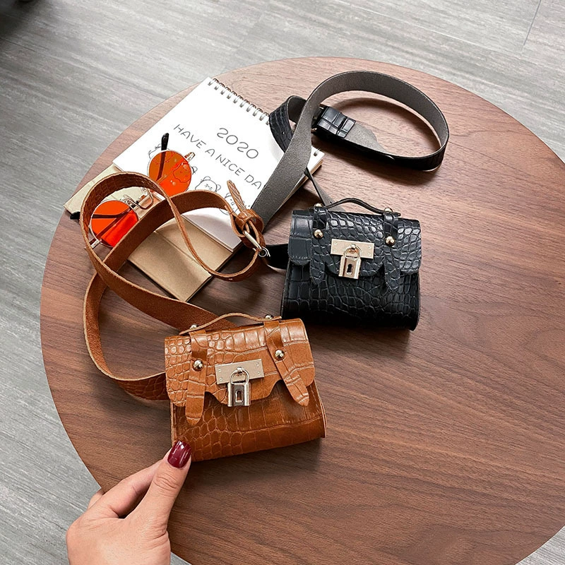 Брендовая belt bag, сумка через плечо, маленькая цепь, сумка для телефона, рисунок крокодила
