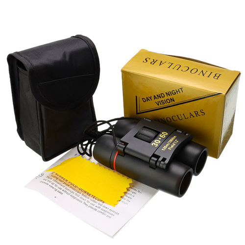 AliExpress Amazon cross-border e-commerce hot sale 30x60 cherry blossom telescope coated with red film mini binoculars outdoor