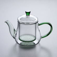 品德坊花壶高温玻璃茶壶煮泡茶壶过滤茶具花茶玻璃壶套批发