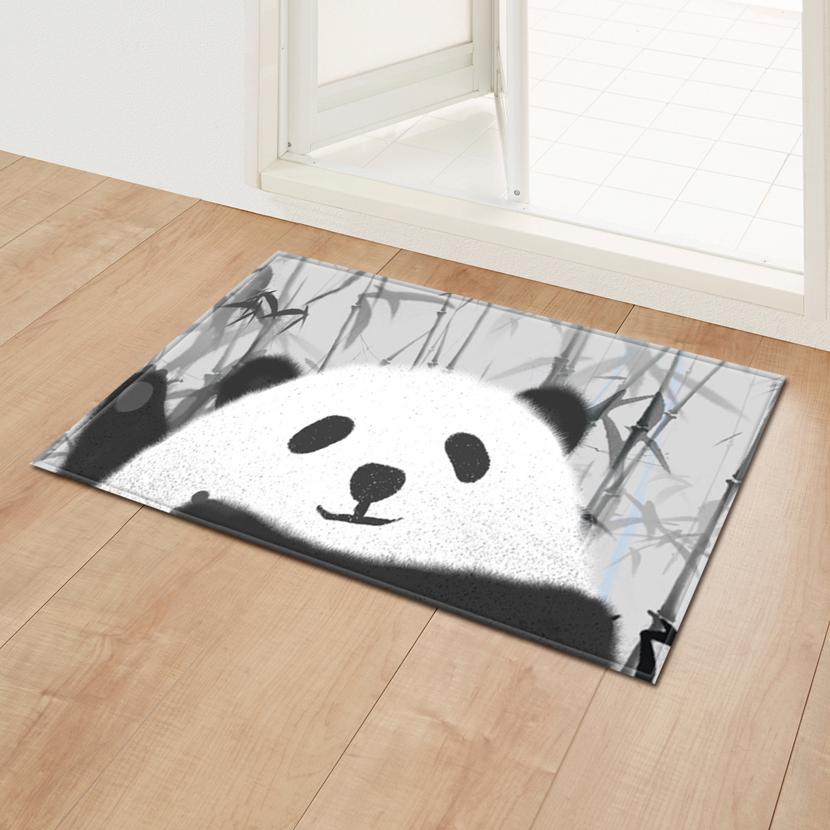 Entrada de bienvenida pequeña alfombra de piso transfronterizo absorbente antideslizante alfombra de piso baño dormitorio sala de estar puerta alfombra de bienvenida