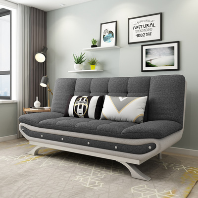 Sofá cama plegable multifuncional, ideal para apartamentos pequeños, sala de estar de doble uso, tamaño para tres personas, venta de fábrica.